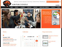 Tablet Screenshot of almaschools.net